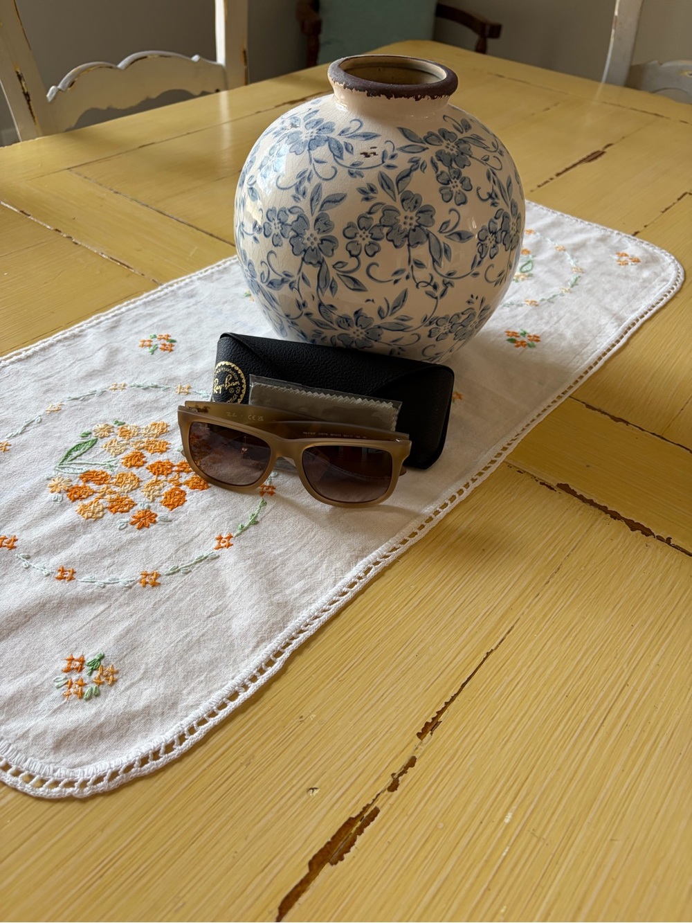 Ray-Ban Justin Classic Olive Brown Frame Sunglasses with Gradient Lenses